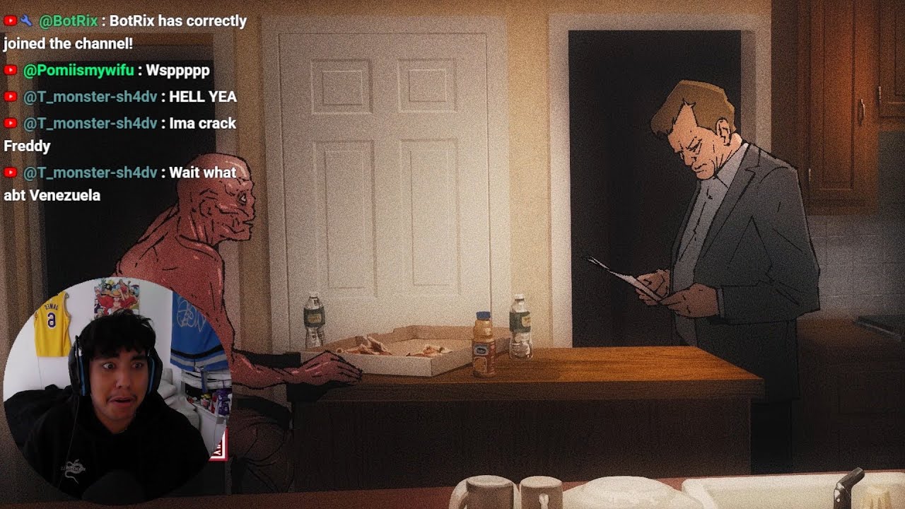 Punchiezzz Reacts To Vecna Brings Pizza, Meets Chris Hansen Instead