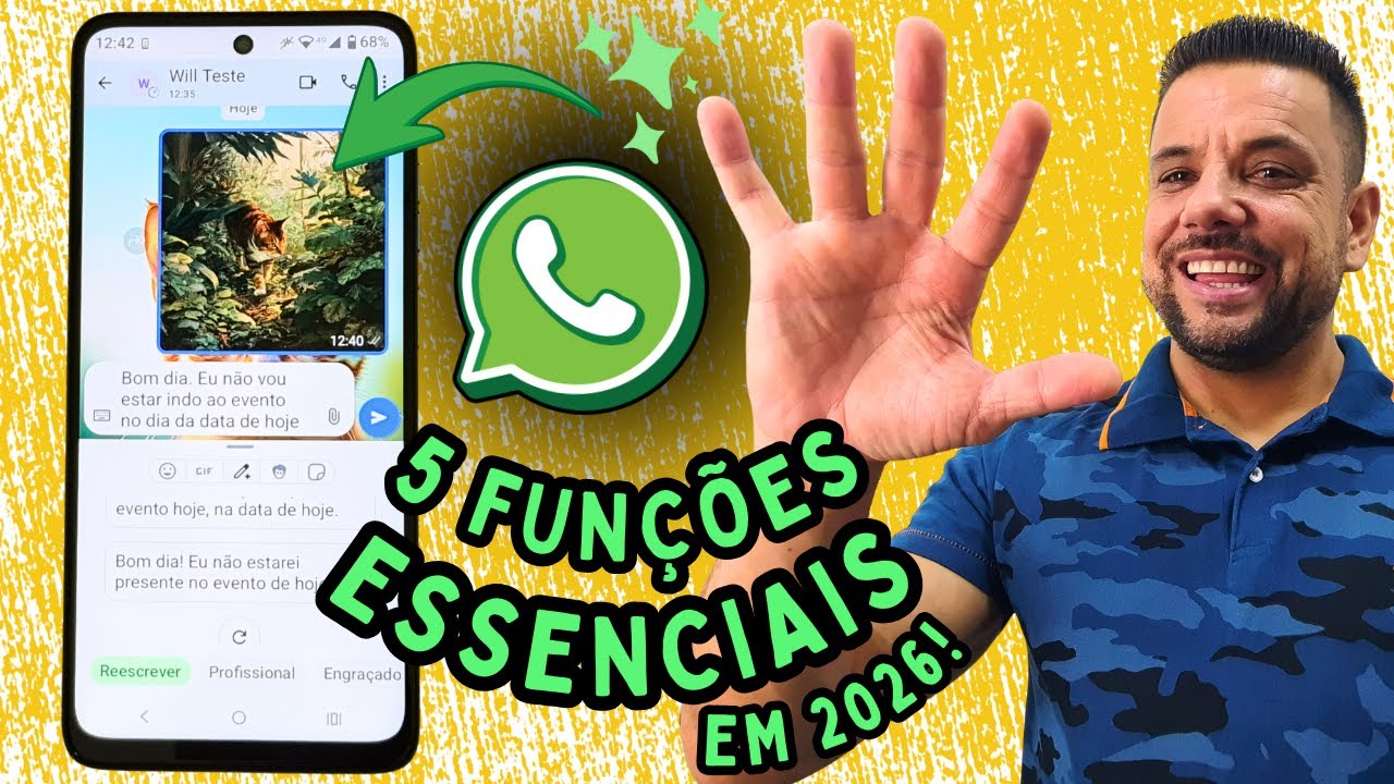 Descobri As 5 Funções Que Serão Mais Populares No WhatsApp Com Inteligência Artificial Em 2026!)