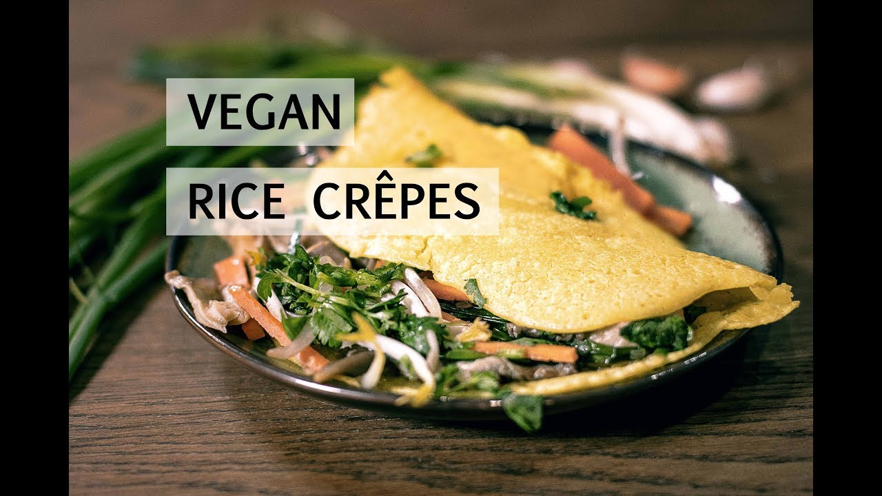 Vietnamese Rice Cr&ecirc;pes Vegan