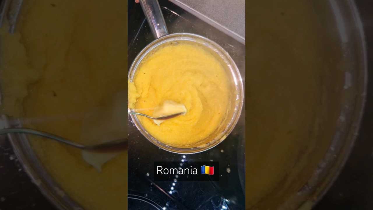 How To Make MamaLiga #romania #romanianfood #mamaliga #shorts #shortsfeed