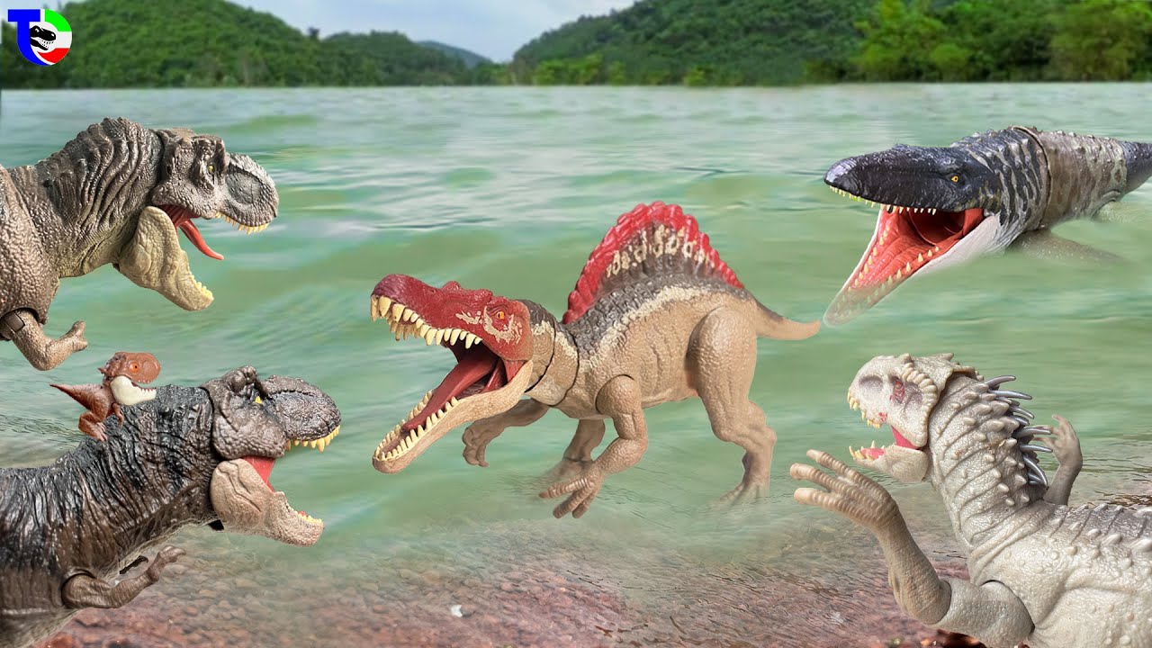 REXY: THE BEGINNING🦖 T-REX vs SPINOSAURUS | INDOMINUS, MOSASAURUS & D-REX | Movie for Families