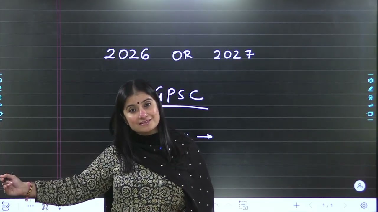 GPSC 2026 or GPSC 2027? Which exam to focus on? | Shruti Panchal Ma'am GPSC Class 12, Rank 9