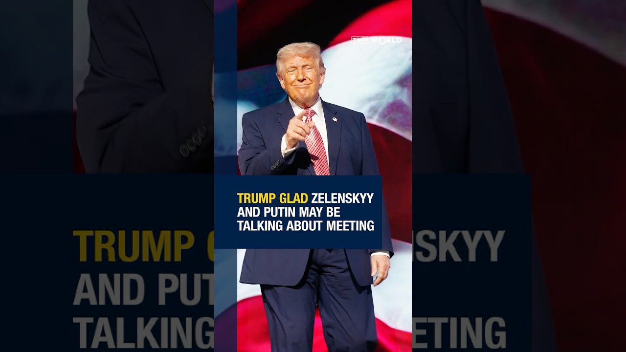 #Trump glad #Zelenskyy and #Putin may be talking about #meeting
