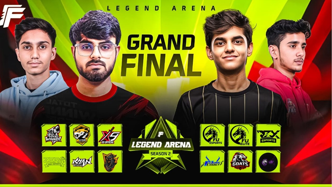 Legend Areena Season 3 Day 4 | GRAND FINAL  @SAADX9ME   @FreeFireEsportsPakistan ​