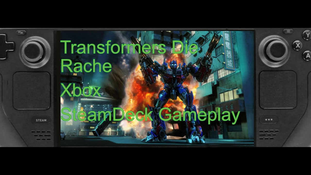 Transformers Die Rache Xbox 360 Steam Deck Gameplay (German)
