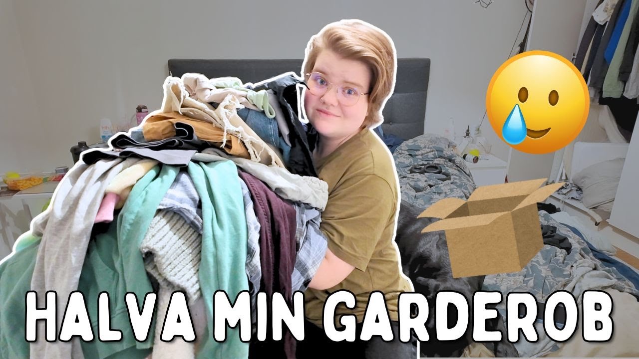 FLYTTSERIE ep. 05 | Rensar bland mina kläder... Halva garderoben försvann