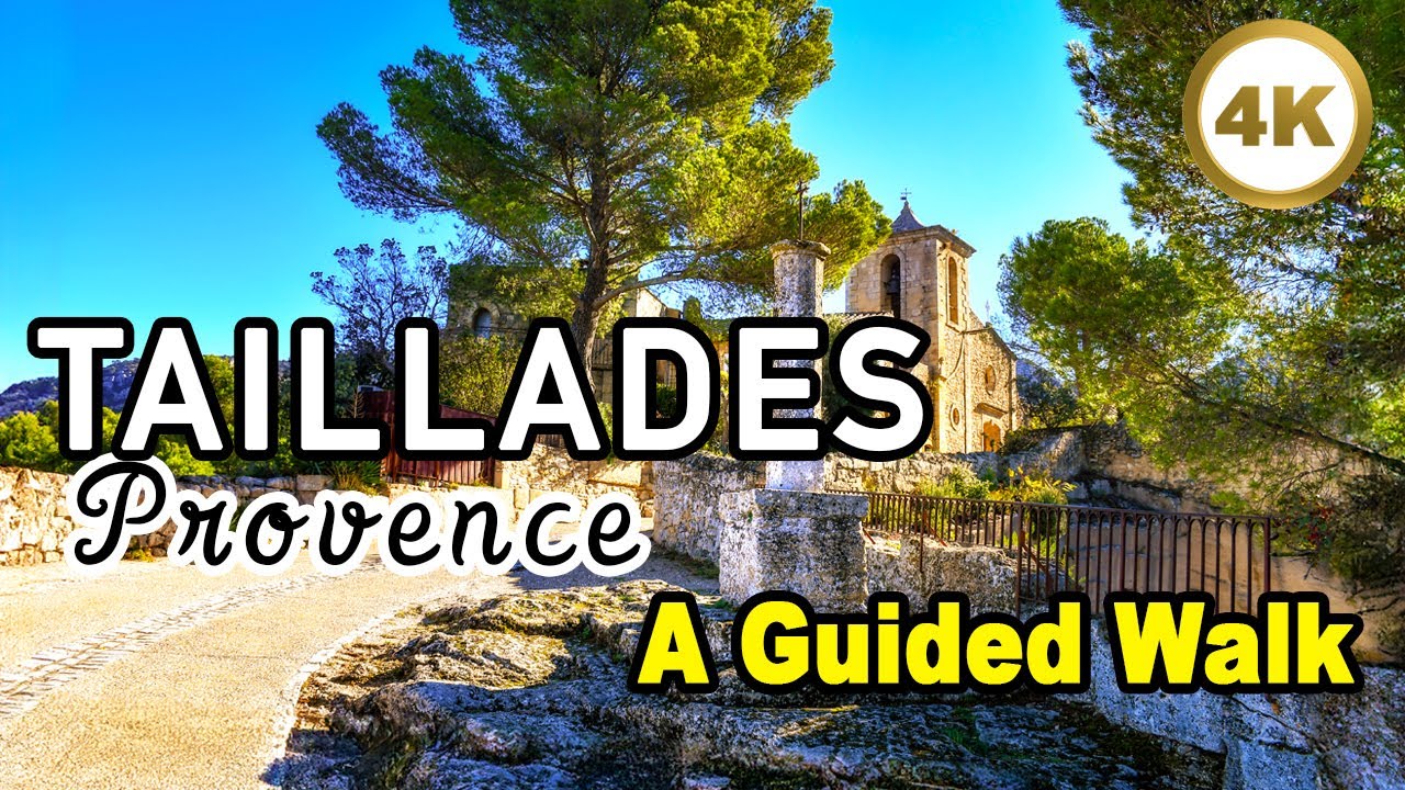 Taillades FRANCE 🇫🇷 A Guided Walk 🤩 Unique Site in Provence [4k]