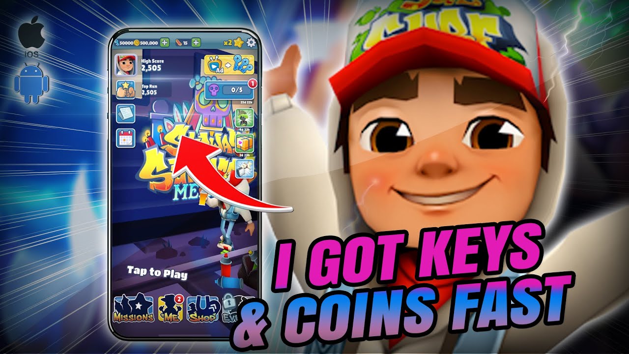 Subway Surfers Hack/Mod - Unlimited Coins and Keys (iOS Android APK) 2026