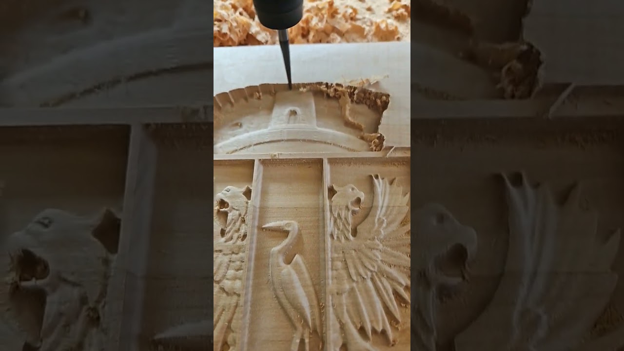 90x60 cm CNC Sculptura lemn