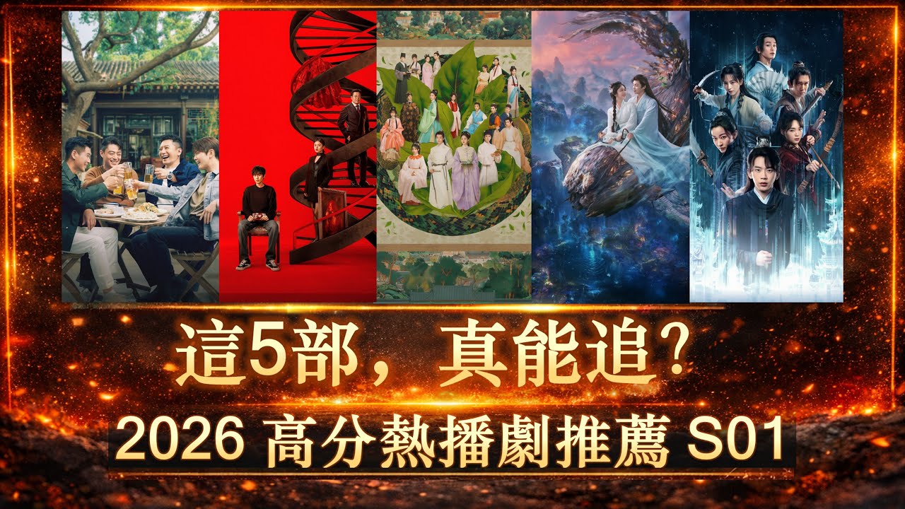 2026年1月熱播劇盤點：《逍遙》完結，《輕年》等4部高分劇推薦
