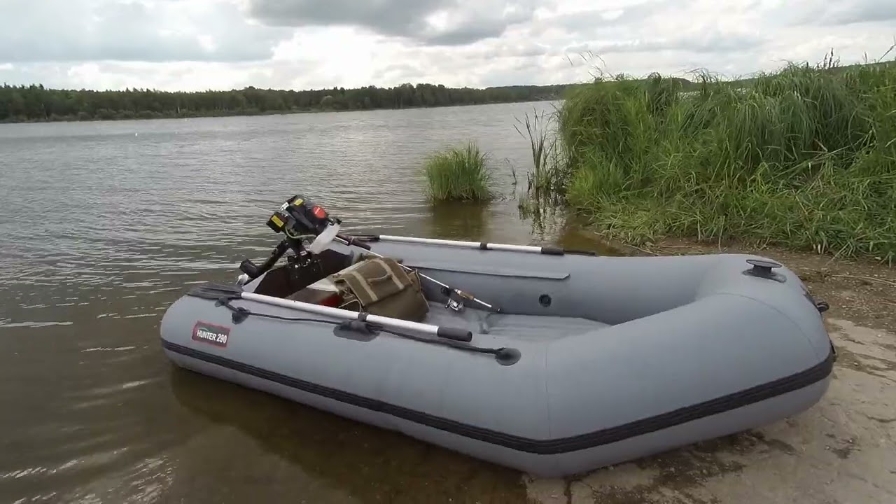 Обкатка на воде нового лодочного мотора HANGKAI 3.6 HP+лодка Хантер 290