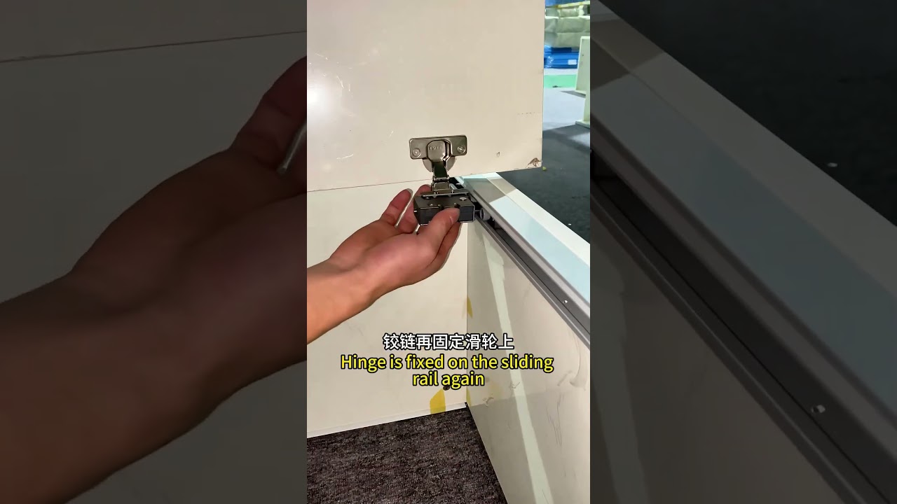 Aluminum honeycomb panel folding door installation #Folding Doors #aluminumfence