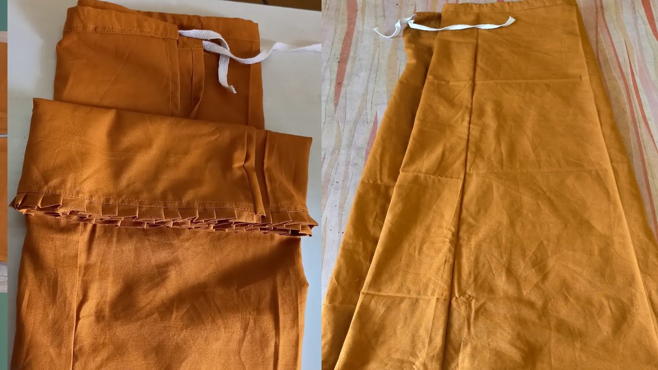 ஒரே அளவில் 6 part 7 part 8 part inskirt cutting and stitching