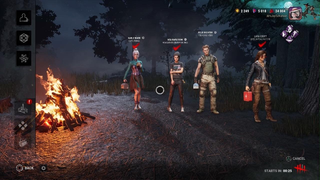 Dead by Daylight - three p100s and one p51 against a baby dredge