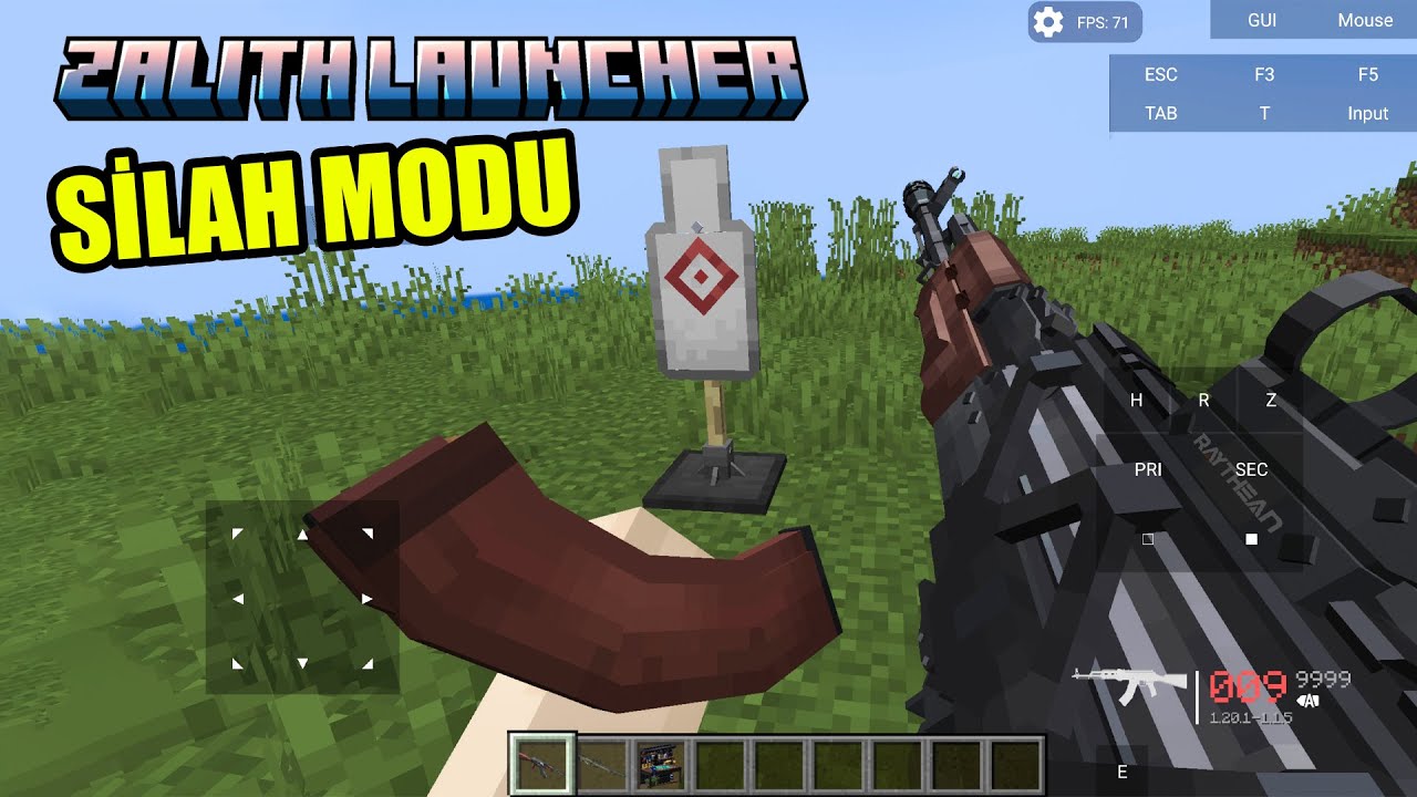 Minecraft Java S*lah Modu (TaCZ) - Android Zalith Launcher