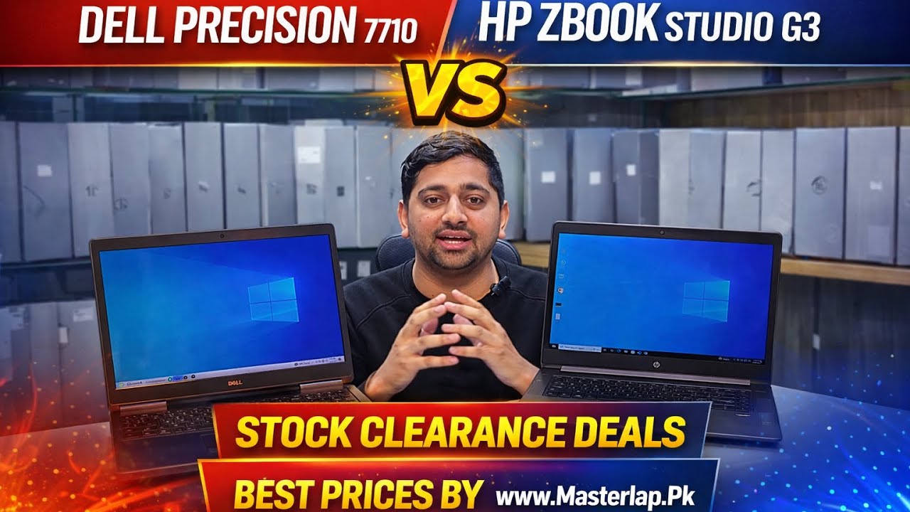 Stock Clearance Sale HP Zbook studio g3 and dell precision 7710 