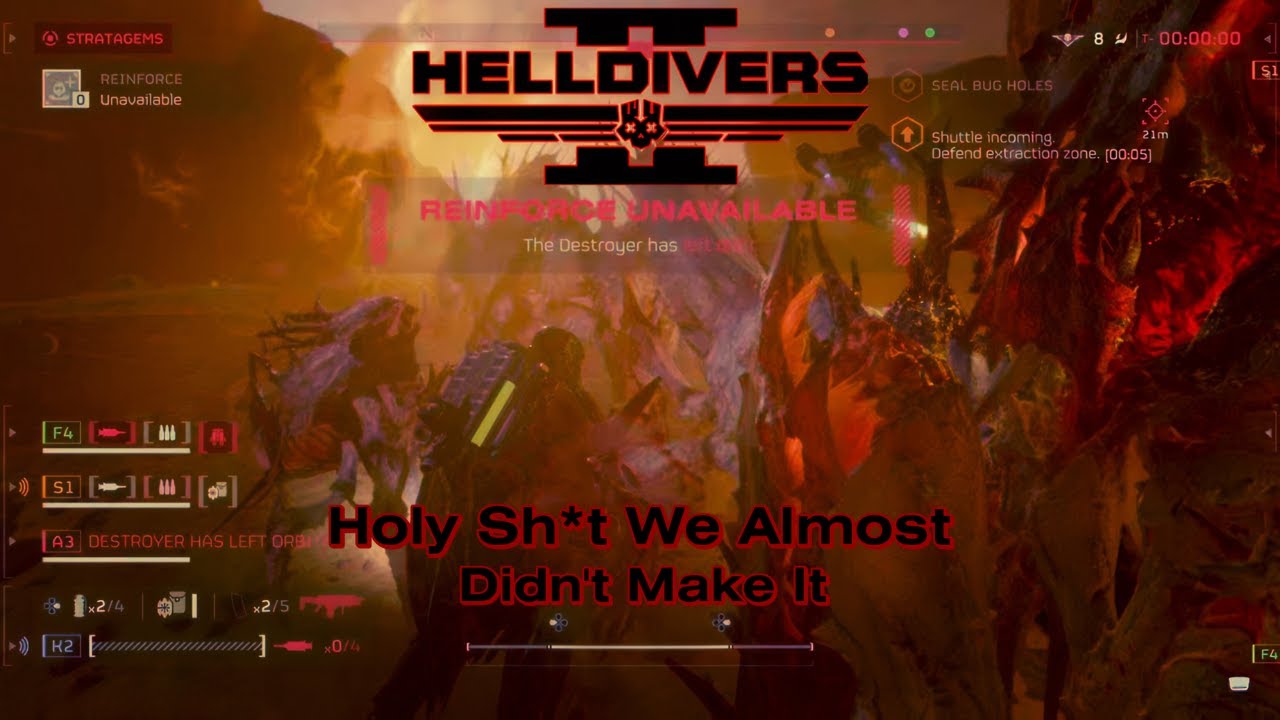 HELLDIVERS 2 : NO STRATS, NO REINFORCEMENTS, NO RESUPPLY (NO CHANCE?)