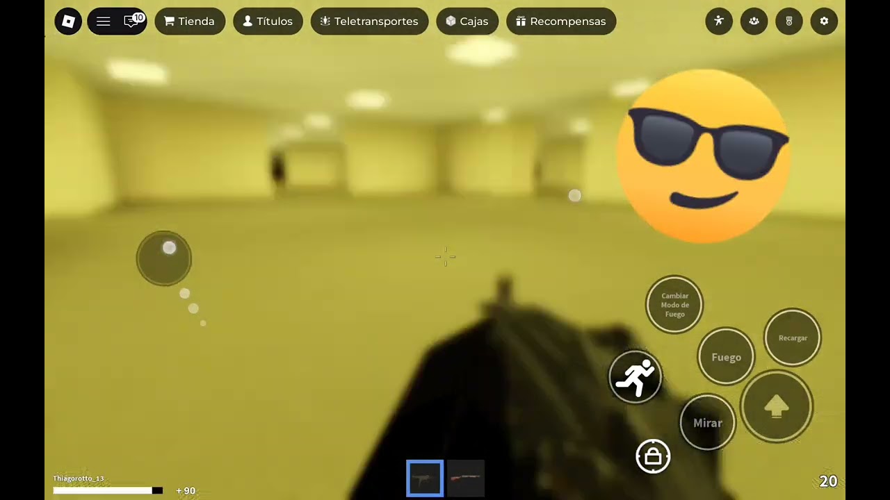 Jugando Backrooms en #roblox parte 3 #backrooms 