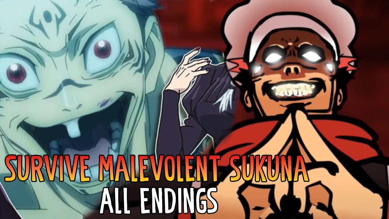 Survive Malevolent Sukuna All Endings [Full Walkthrough] - Roblox