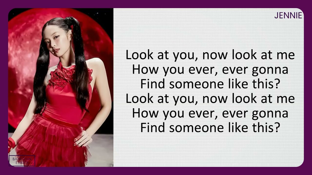 Jennie ‘You & Me’ (Coachella Version) Lyrics