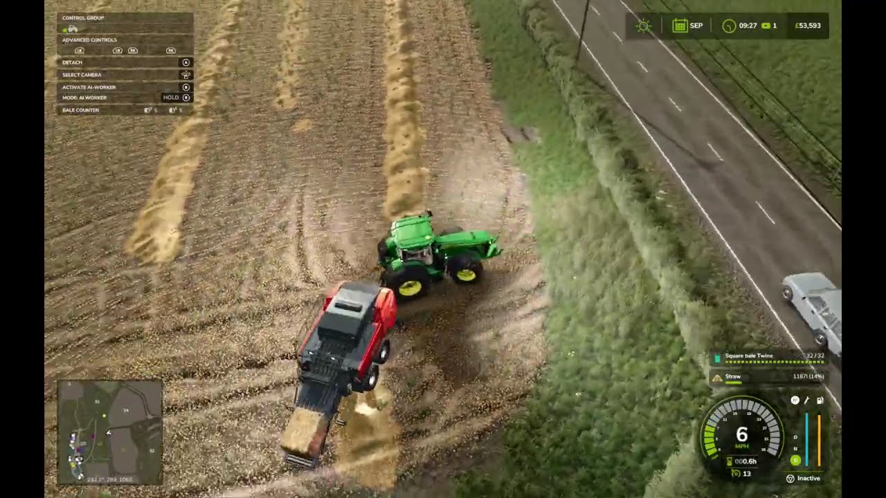 Farming Simulator 25 Kinlaig Ep 7 Baleing Straw