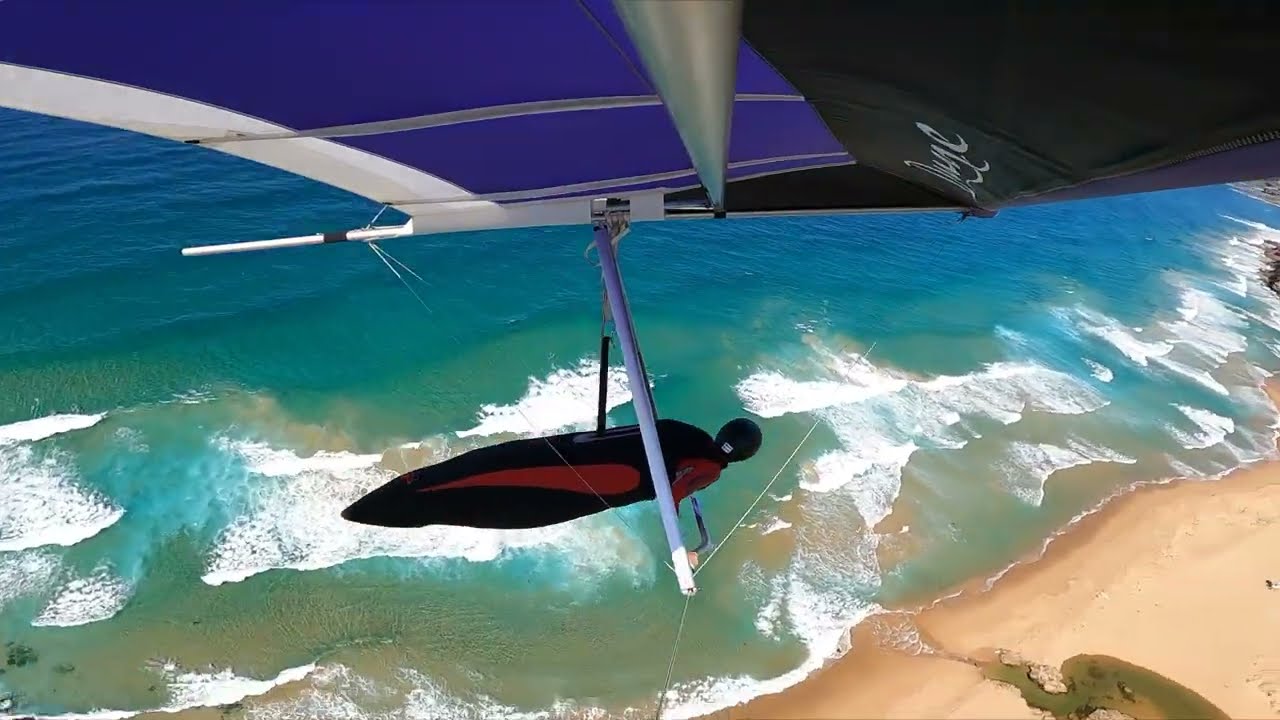 HANG GLIDING , COASTAL THERMALS