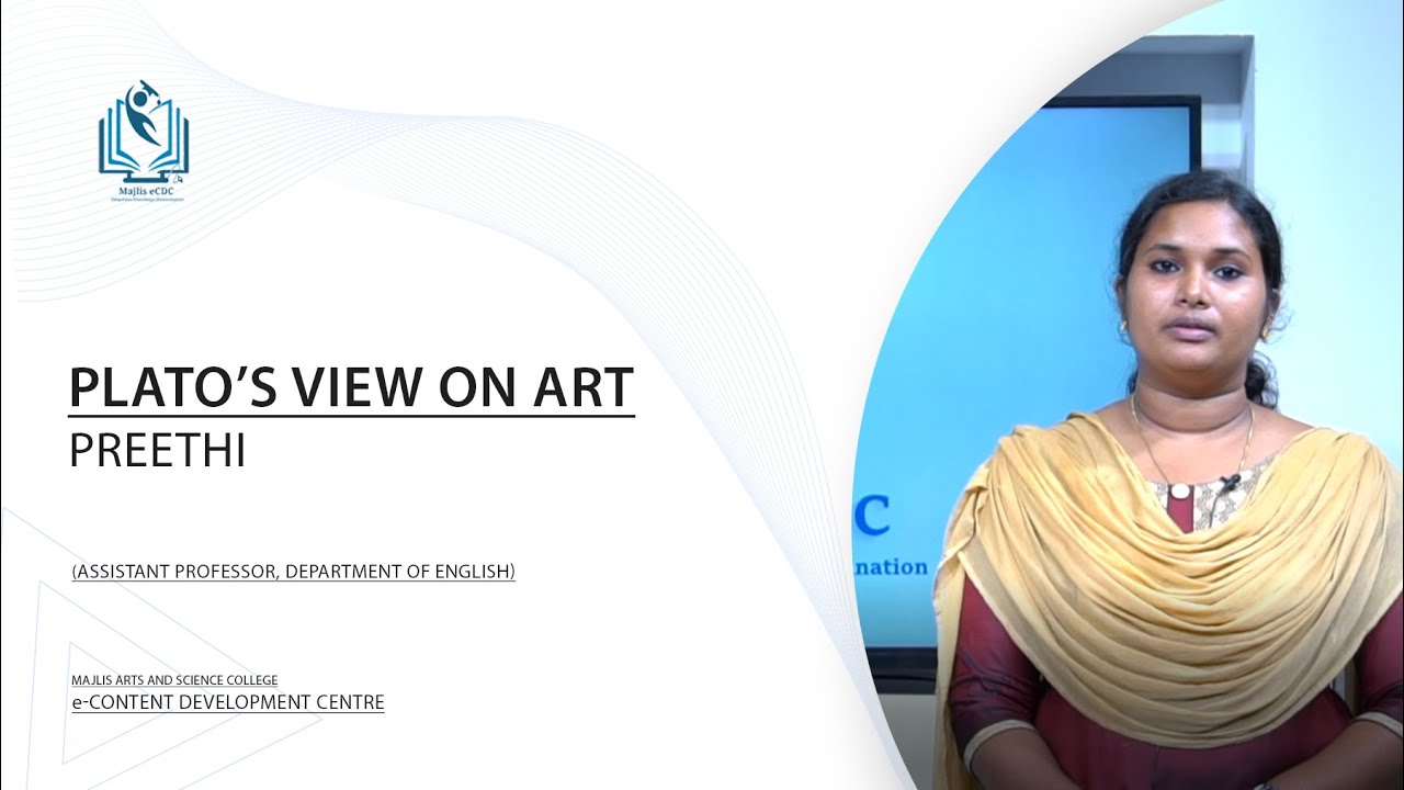 Plato's View on Art- BA Functional English (Calicut University)
