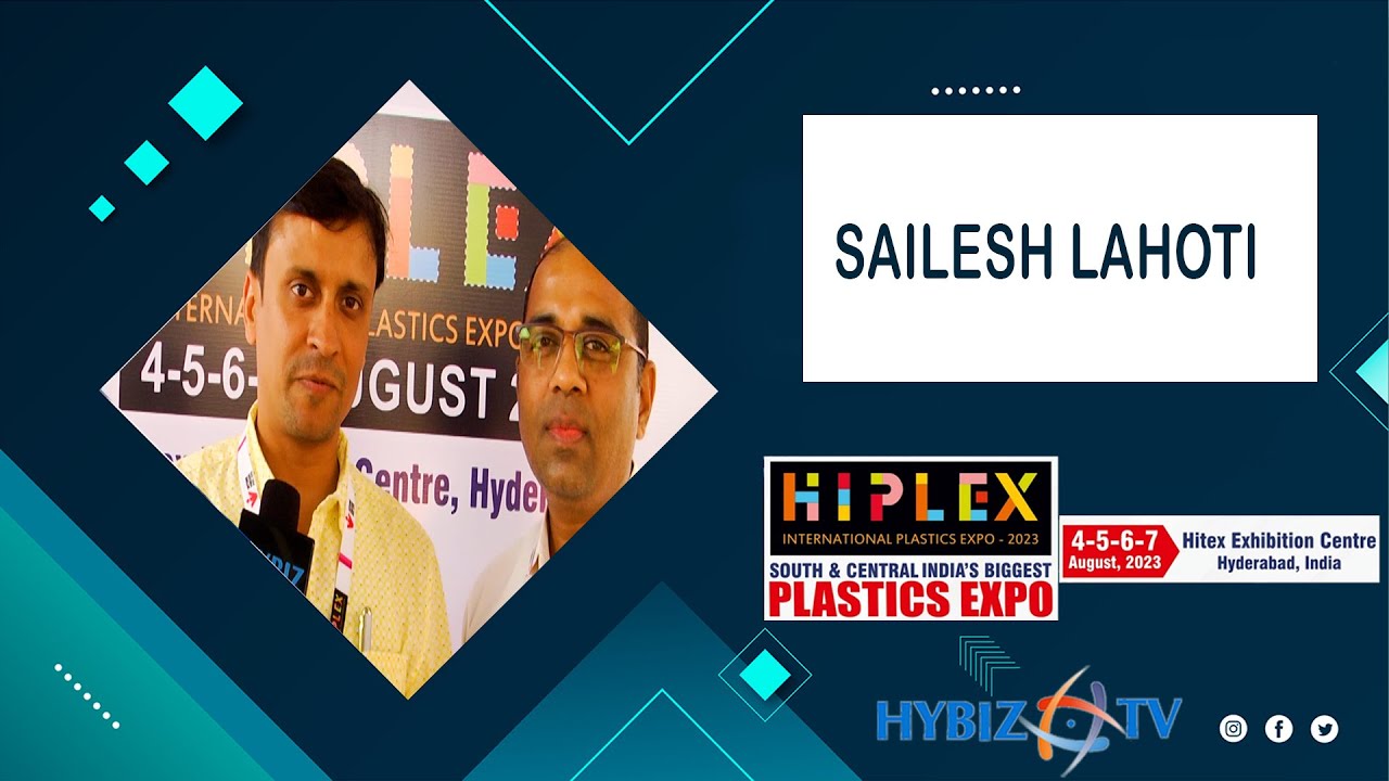 Sailesh Lahoti & Anand Mandhana Chairman Hospitality At HIPLEX International Plastics Expo 2023