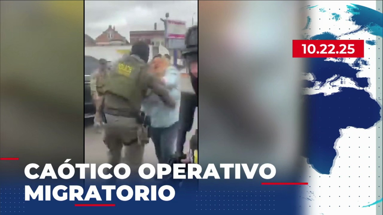 🔴 Disturbios en caotico operativo migratorio en Chicago | 22 de octubre de 2025 | NETV