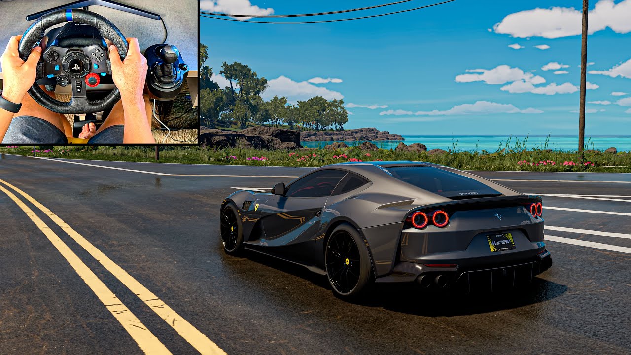 Ferrari 812 Superfast - The Crew Motorfest | Steering Wheel Gameplay