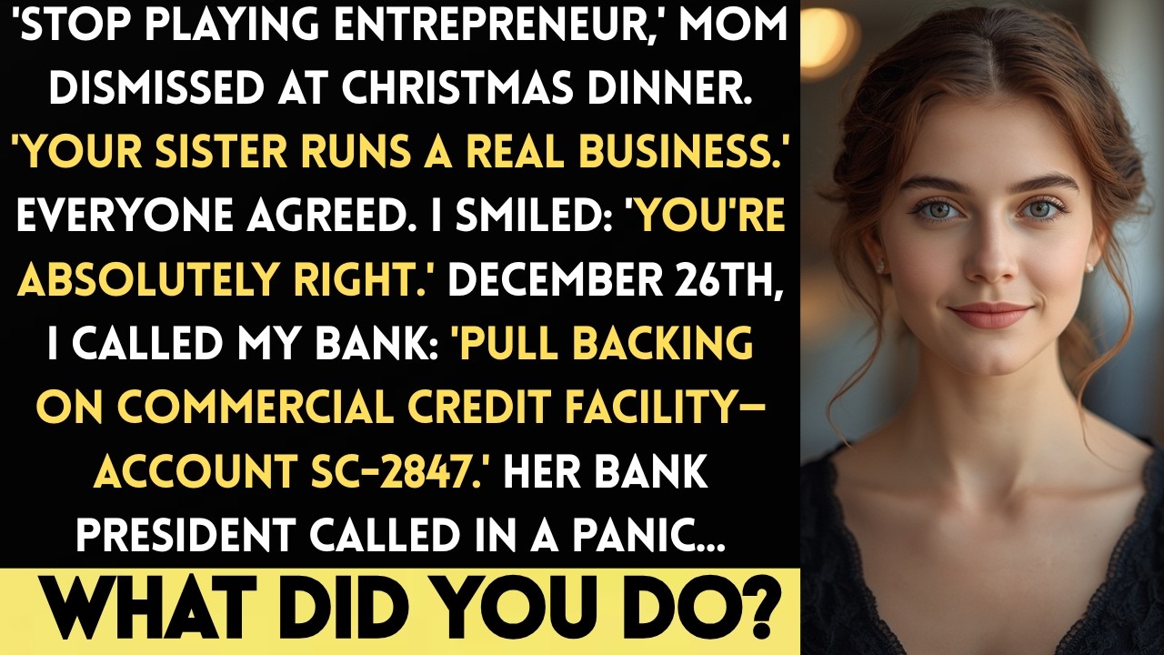 Mom Said 'Stop Playing Entrepreneur' - I Control Her Company's $95M Credit Line...