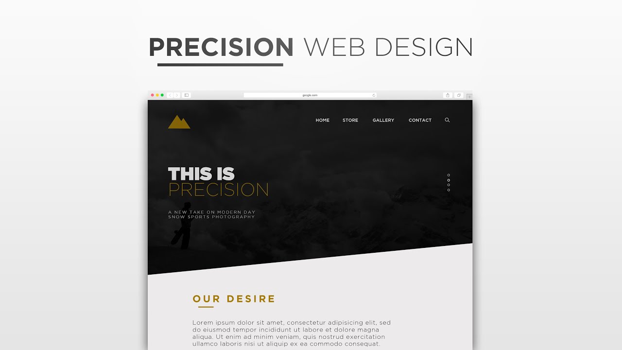 PRECISION | WEB DESIGN SPEED ART