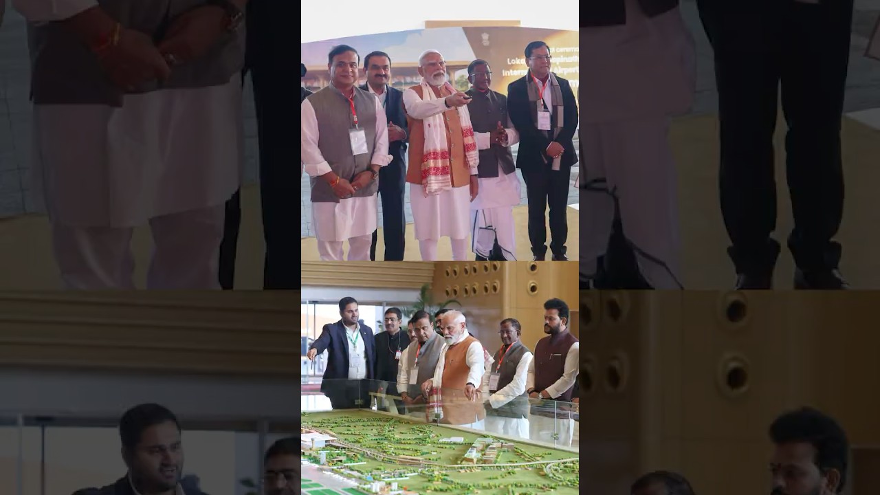PM Modi inaugurates newly built terminal at Guwahati International Airport | #shorts