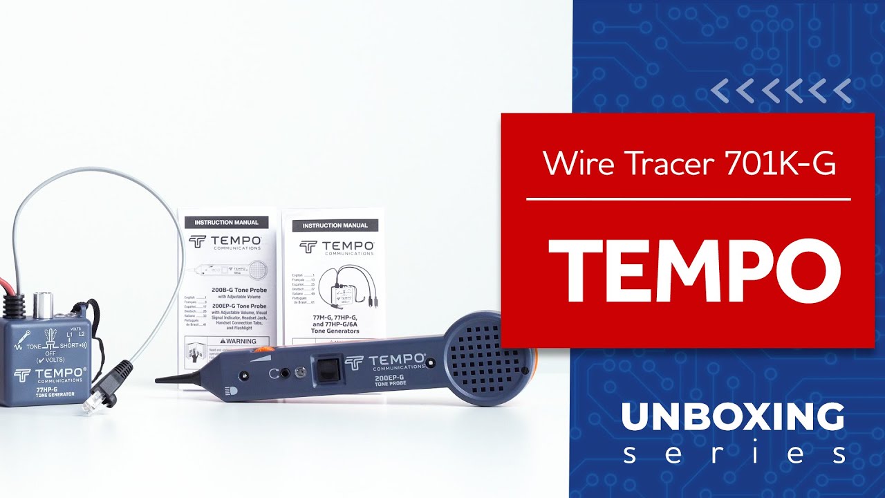 Wire Tracing Set - TEMPO 701K-G [UNBOXING]