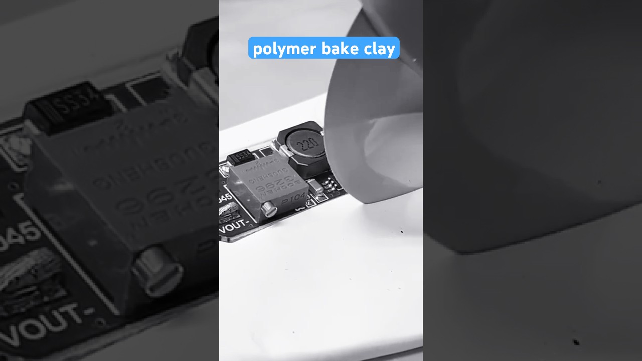 use clay for circuit projects #methods #mechatronics