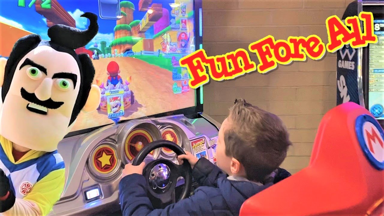 Hello Neighbor Invites Us to Fun Fore All (In Real Life 2020 Challenge)