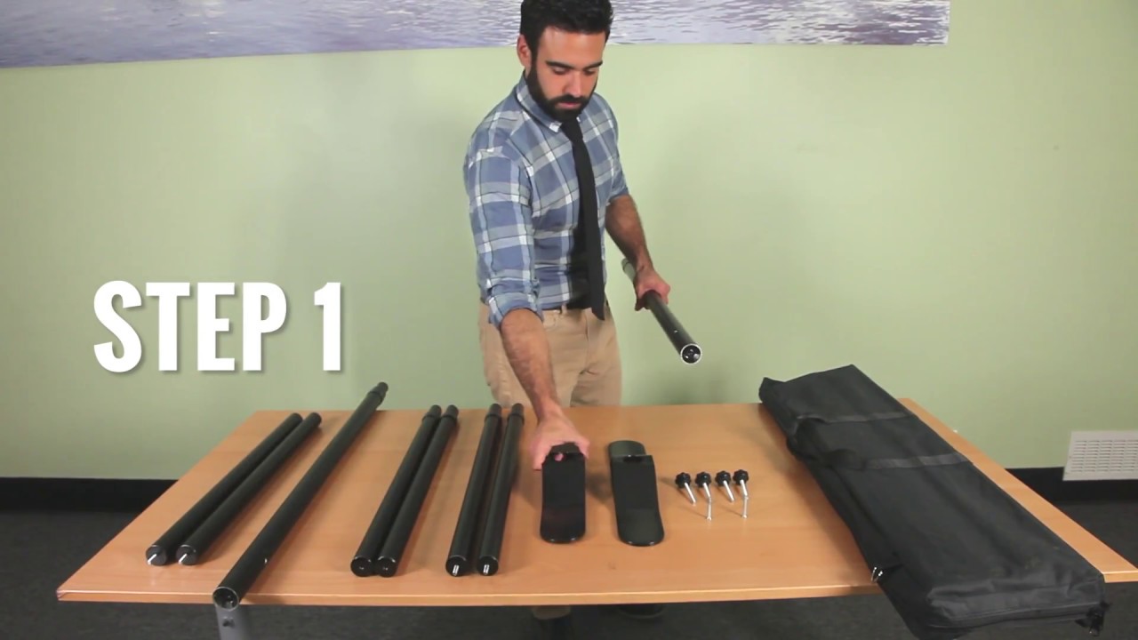 How to Setup the Telescopic Backdrop