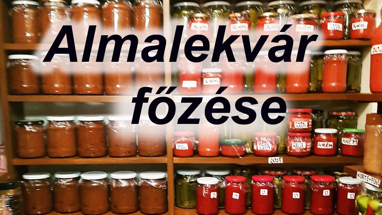 Almalekvár főzése