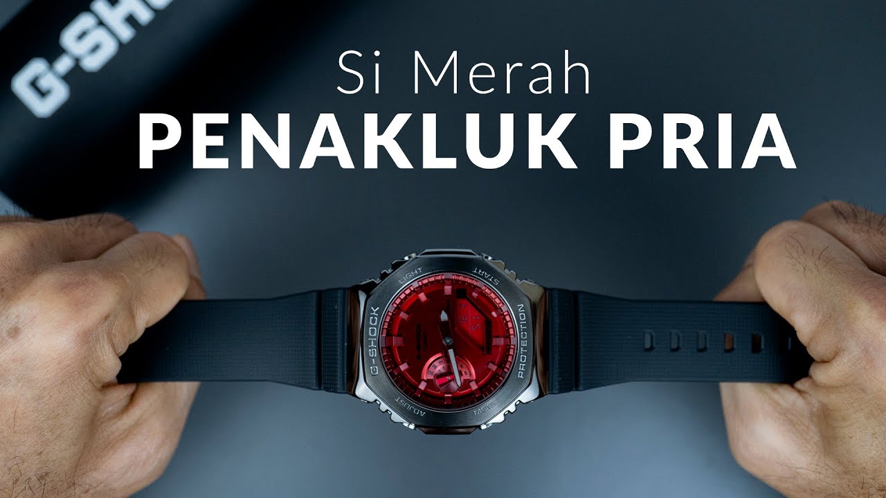 CASIO G-SHOCK GM-2100B-4A | Si merah penakluk para pria