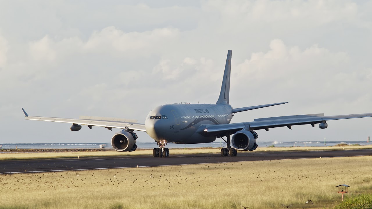 French Air Force (Airbus a330 MRTT Phénix F-UJCH). Landing in Tahiti (NTAA). 05/03/2020