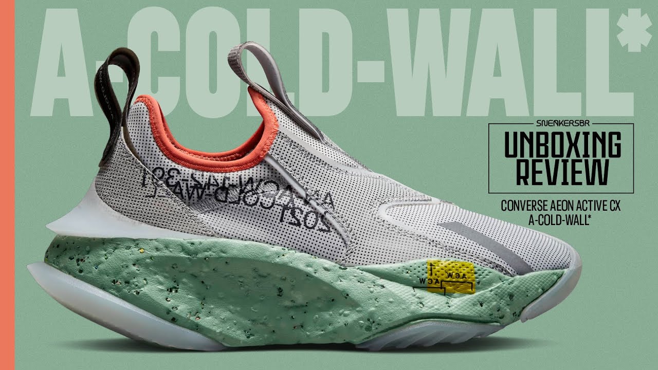 O DESIGN FUTURISTA DO AEON ACTIVE CX | UNBOXING+REVIEW Converse x A-COLD WALL