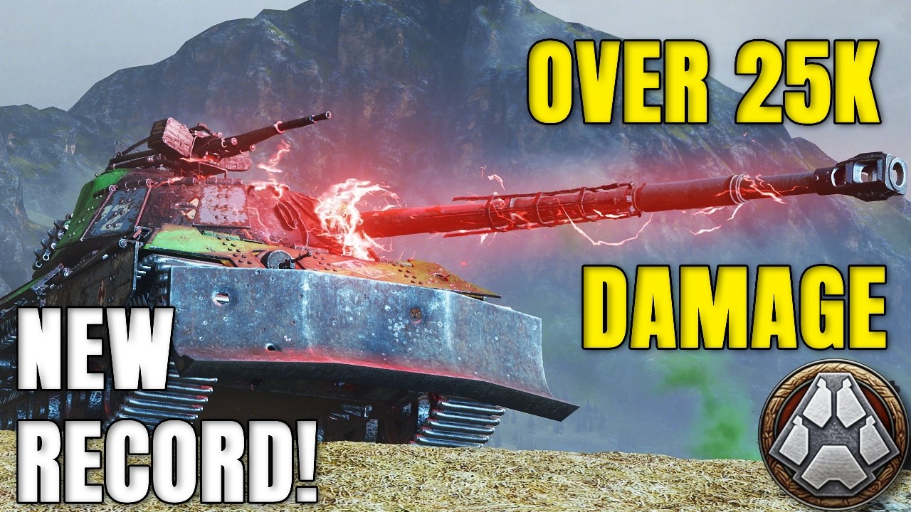 OVER 25K DAMAGE &ndash; my highest score &ndash; Huragan Gameplay &ndash; WoT Steel Hunter Shamrock Showdown