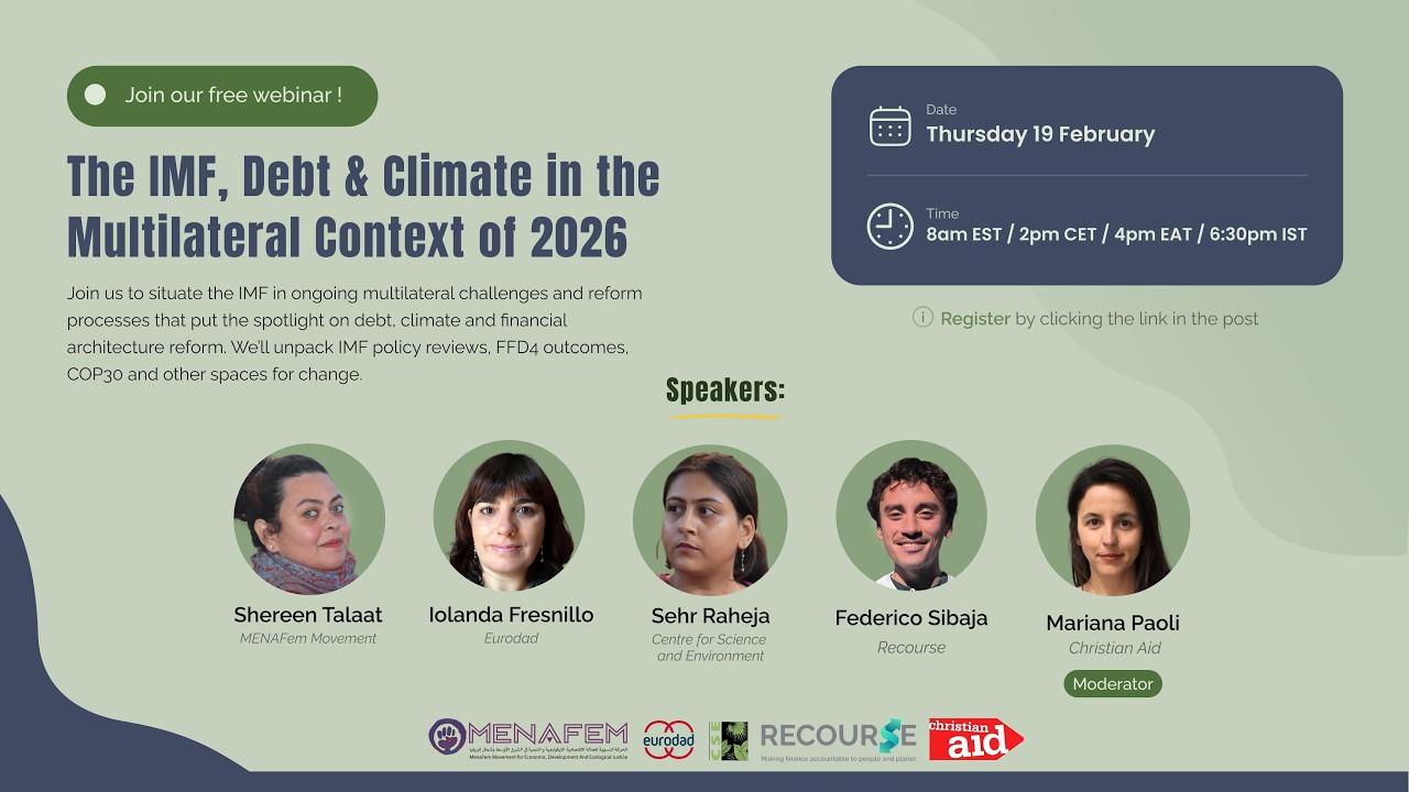 IMF, Debt and Climate Justice | Webinar Series 2026 #1
