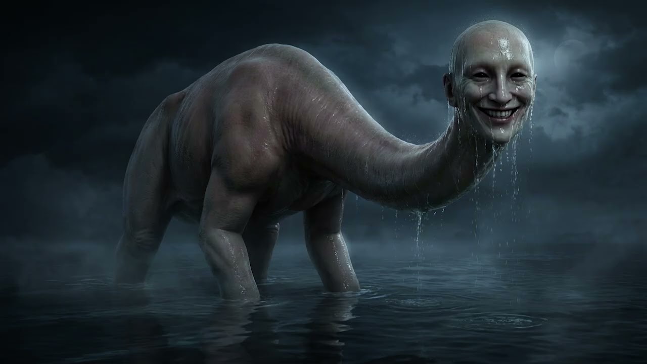 Human head sea monster sound