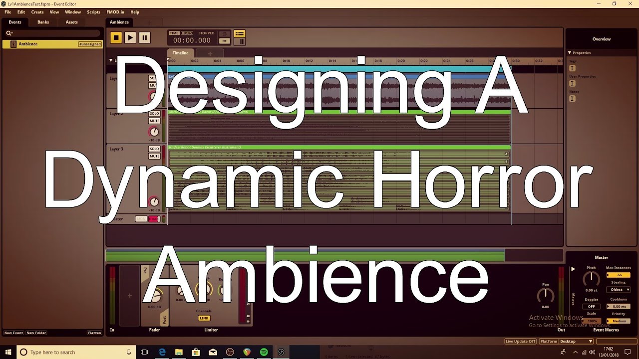 Designing A Dynamic Horror Ambience