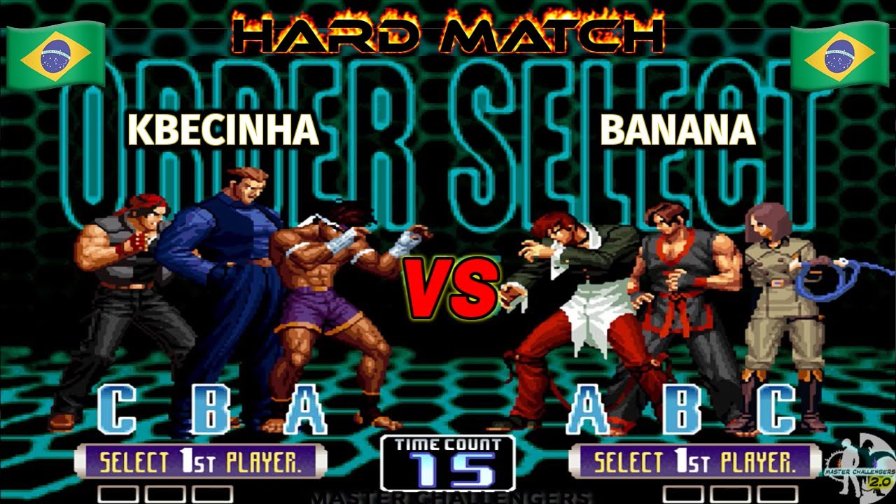 🔥 HARD MATCH! KBECINHA vs BANANA KOF 2002 MESTRES DO BRASIL