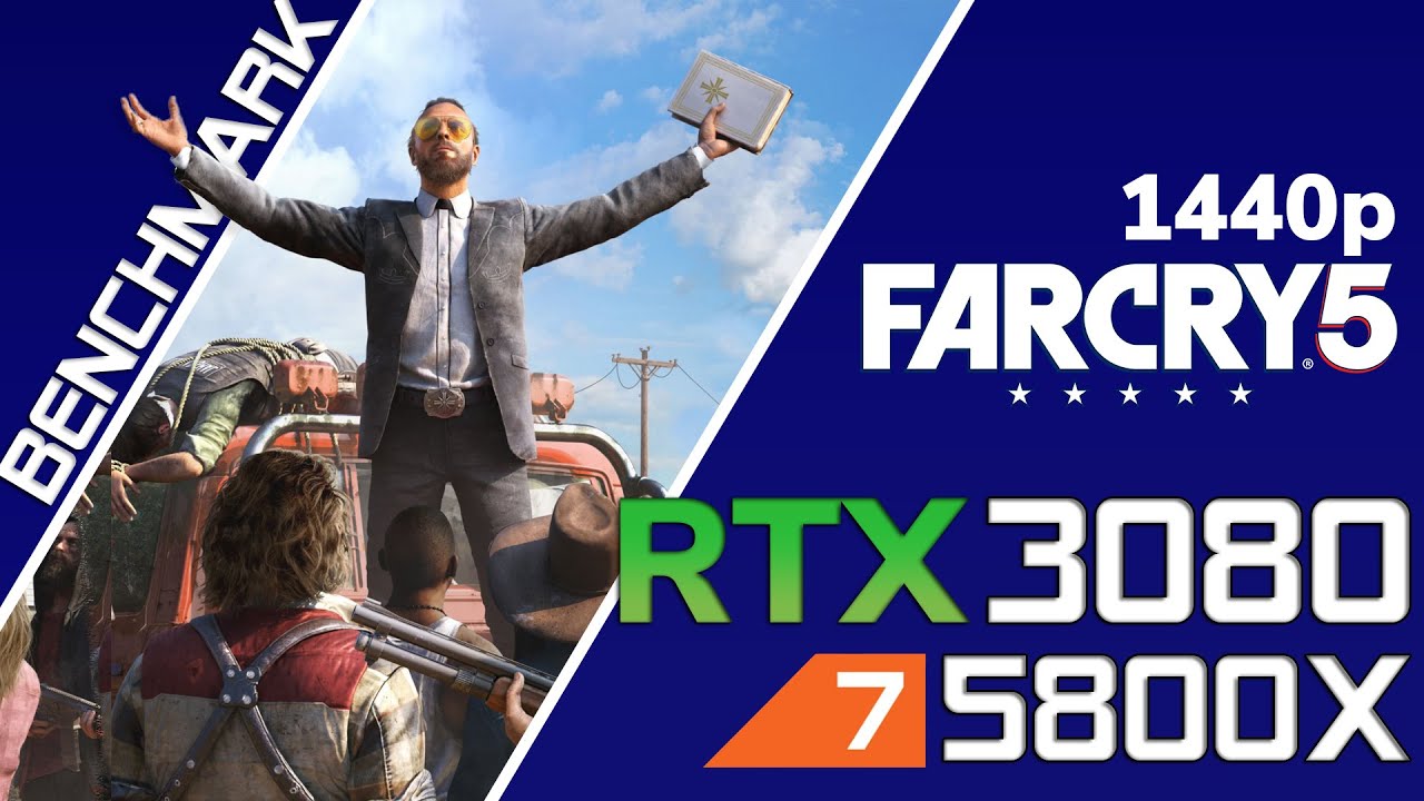 Far Cry 5 [PC] - RTX 3080, R7 5800x - 1440p/60Fps [Benchmark]
