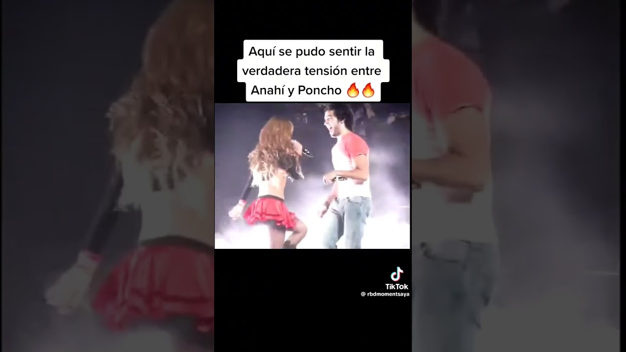 Anahi y poncho juntos en concierto