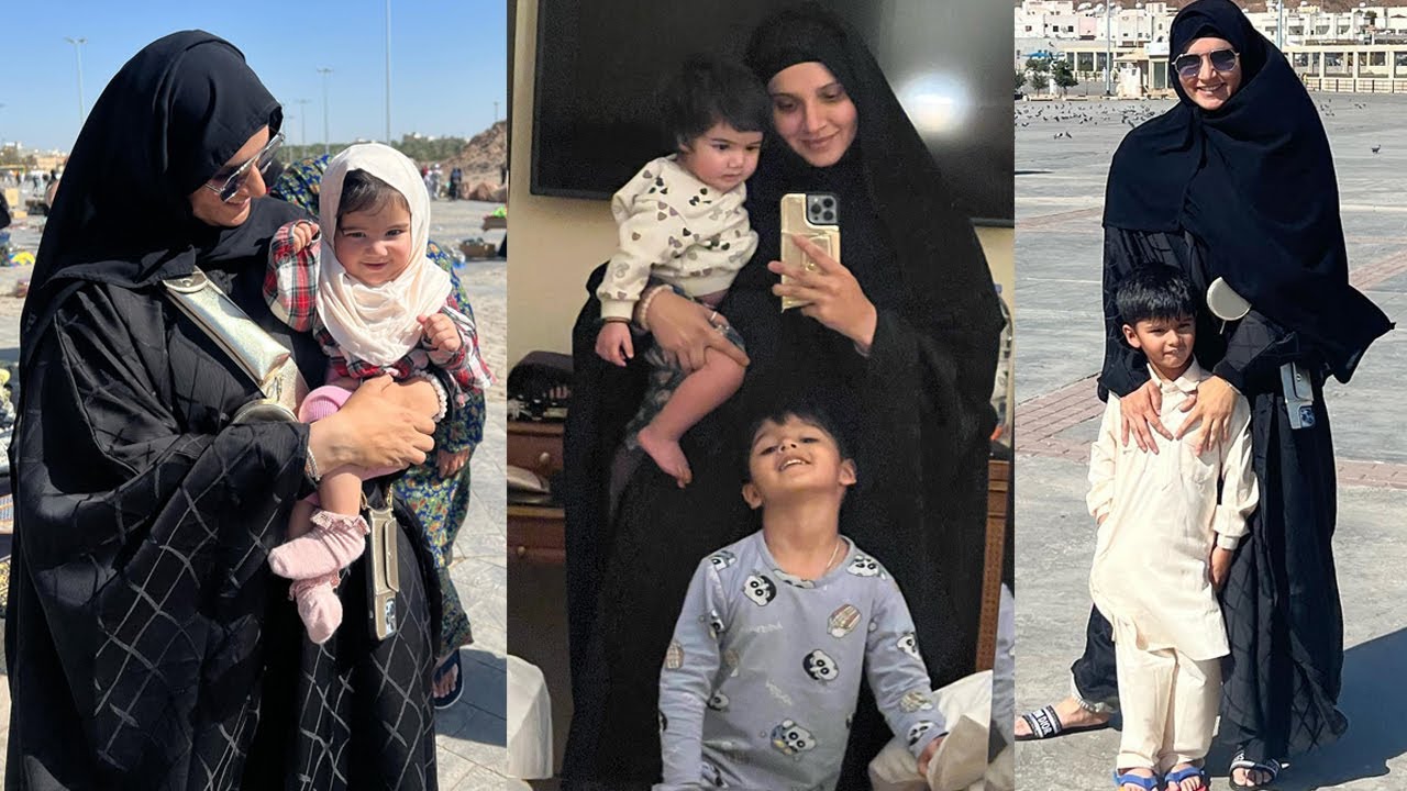 Sania Mirza doing Umrah with Son Izhaan Mirza & daughter Nasima Mirza without Shoaib Malik!
