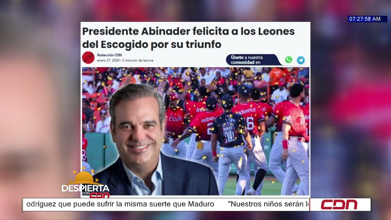 Portadas del periódico elCaribe y CDN Digital, para este miércoles 28 de enero 2026